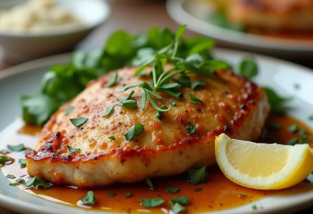 5-Ingredient Baked Chicken Breast with Fresh Herbs