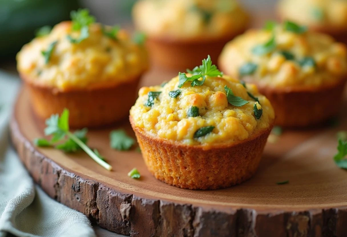 Diabetic-Friendly Zucchini and Cheese Breakfast Muffins