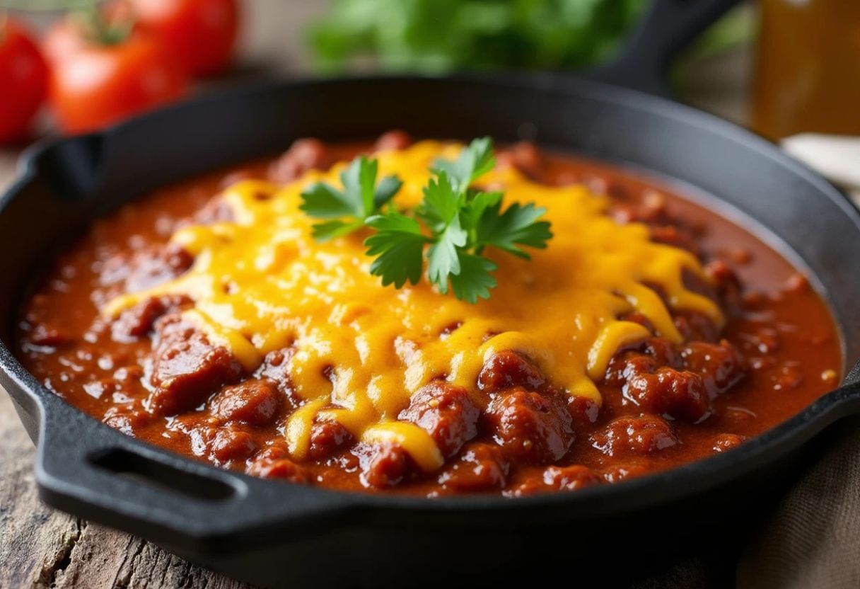 Easy Ground Beef Enchilada Skillet (No Tortillas Needed)