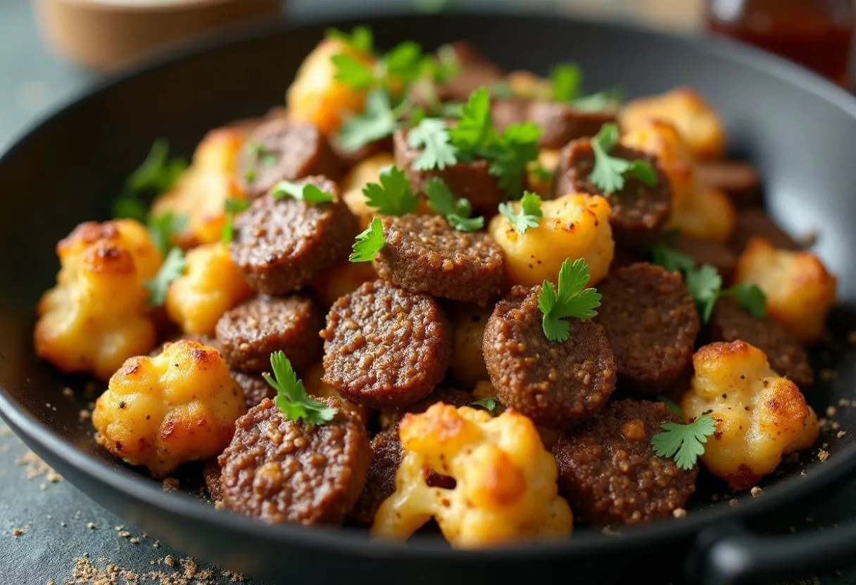 Healthy-Ground-Beef-and-Cauliflower-Stir-Fry-_Low-Carb_