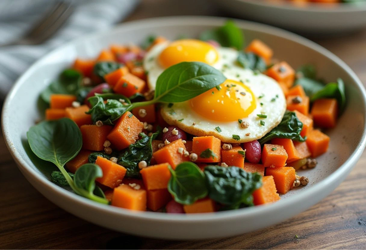 Healthy-Sweet-Potato-Spinach-Breakfast-Hash-Vegetarian