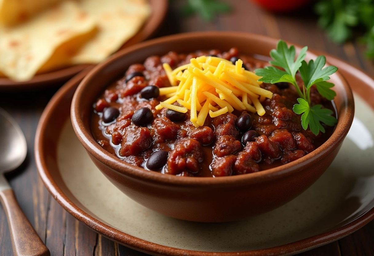 Instant Pot Ground Beef Chili with Black Beans