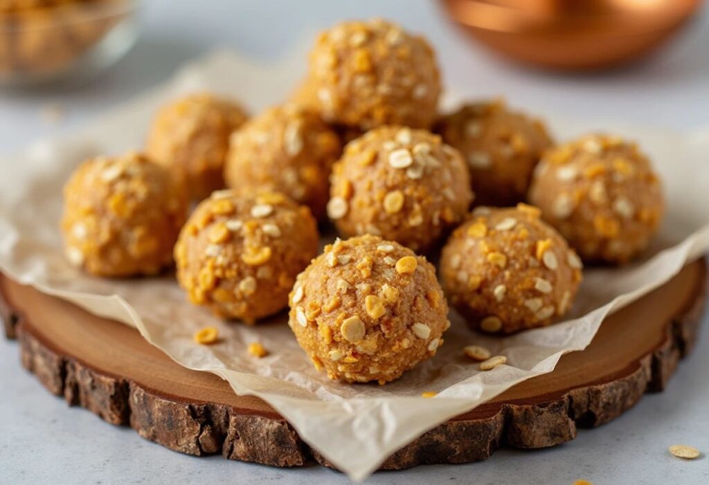 No-Bake Pumpkin and Oat Energy Bites for Breakfast on the Go