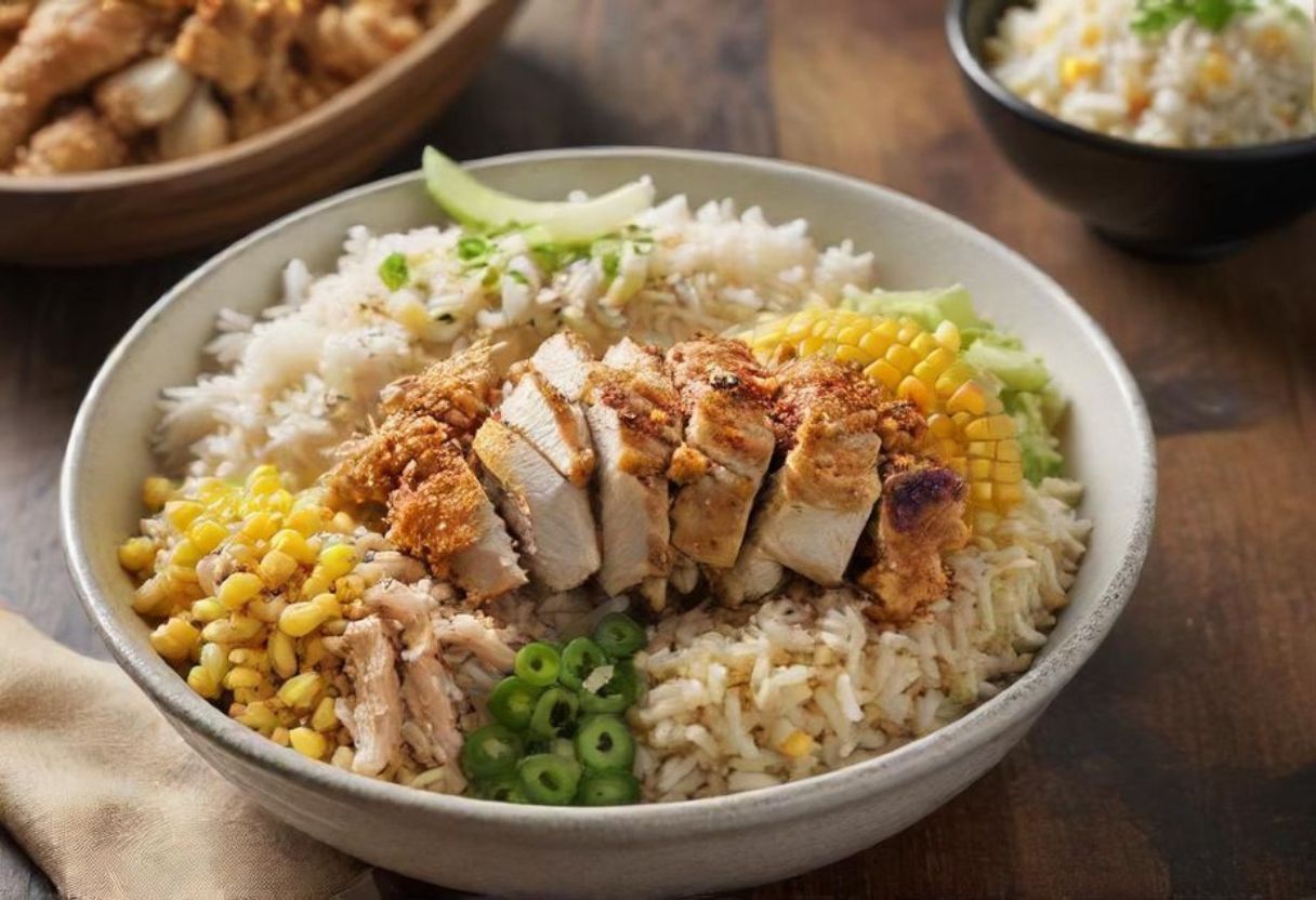 Street Corn Chicken Rice Bowl Recipe for Easy Dinners